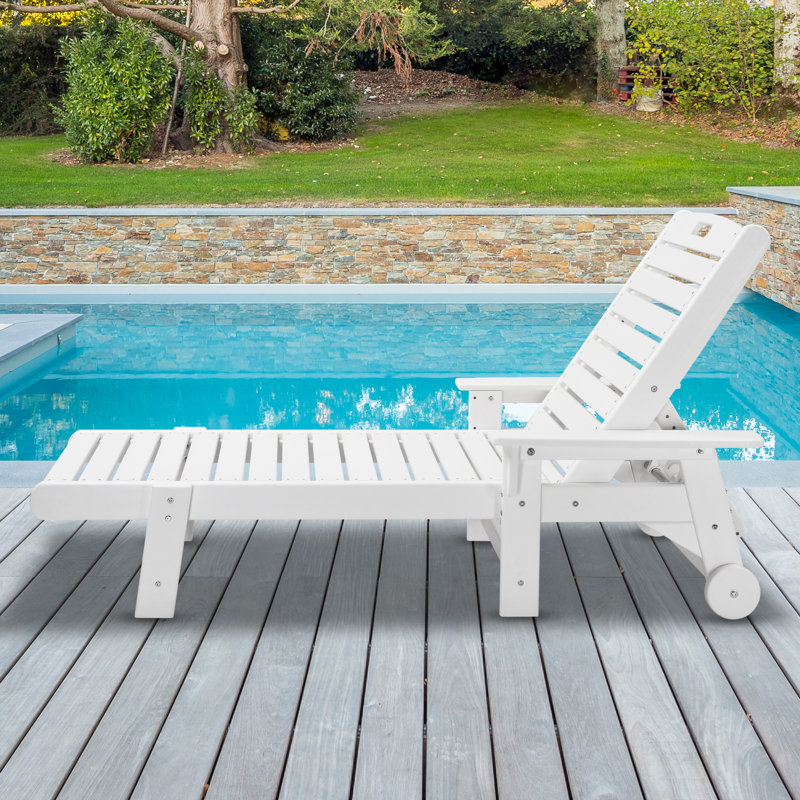 Arlmont & Co. Outdoor Chaise Lounge Wayfair